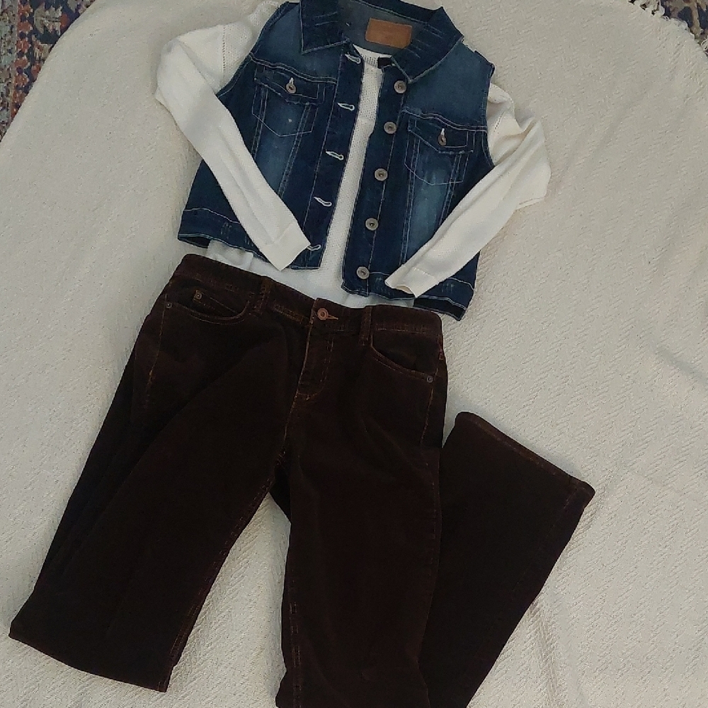 Eddie Bauer Dark Brown Boot Cut Pants